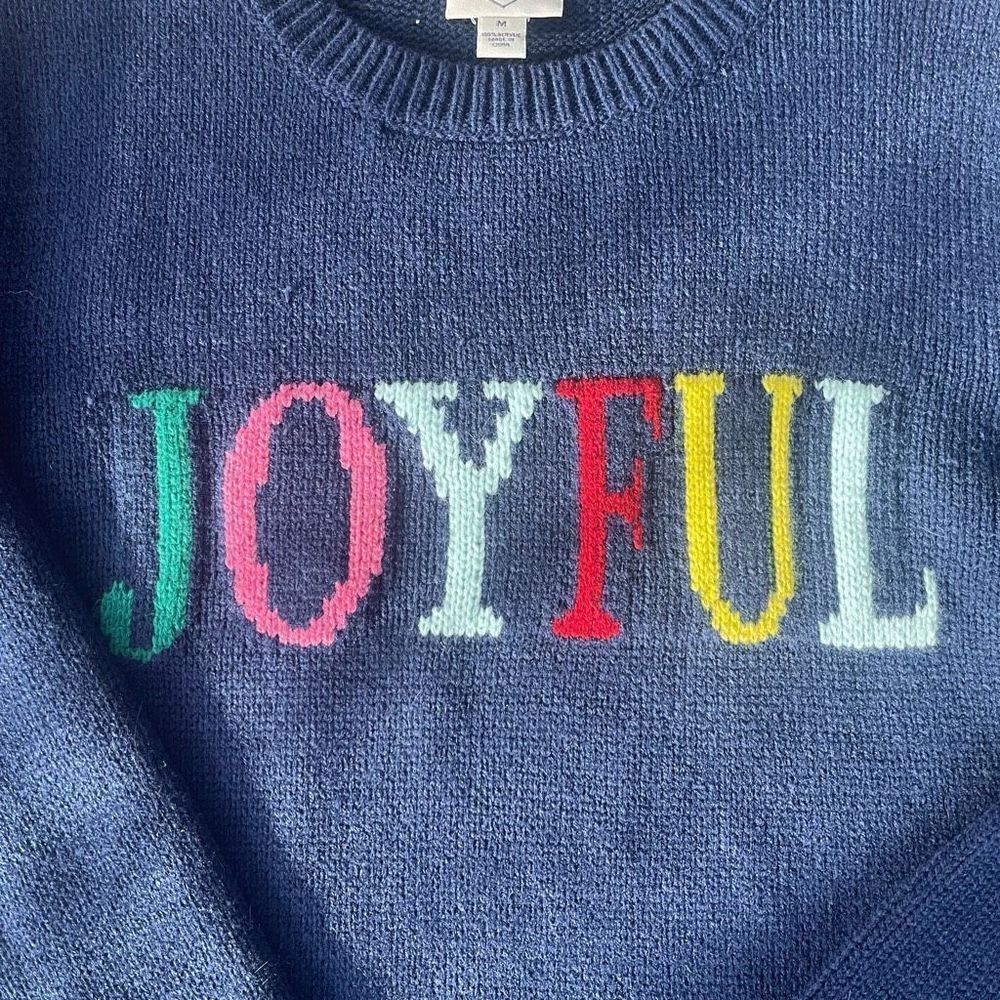 JOYFUL holiday sweater - Picture 2 of 4